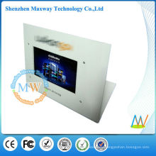 counter display with 7 inch lcd advertising player